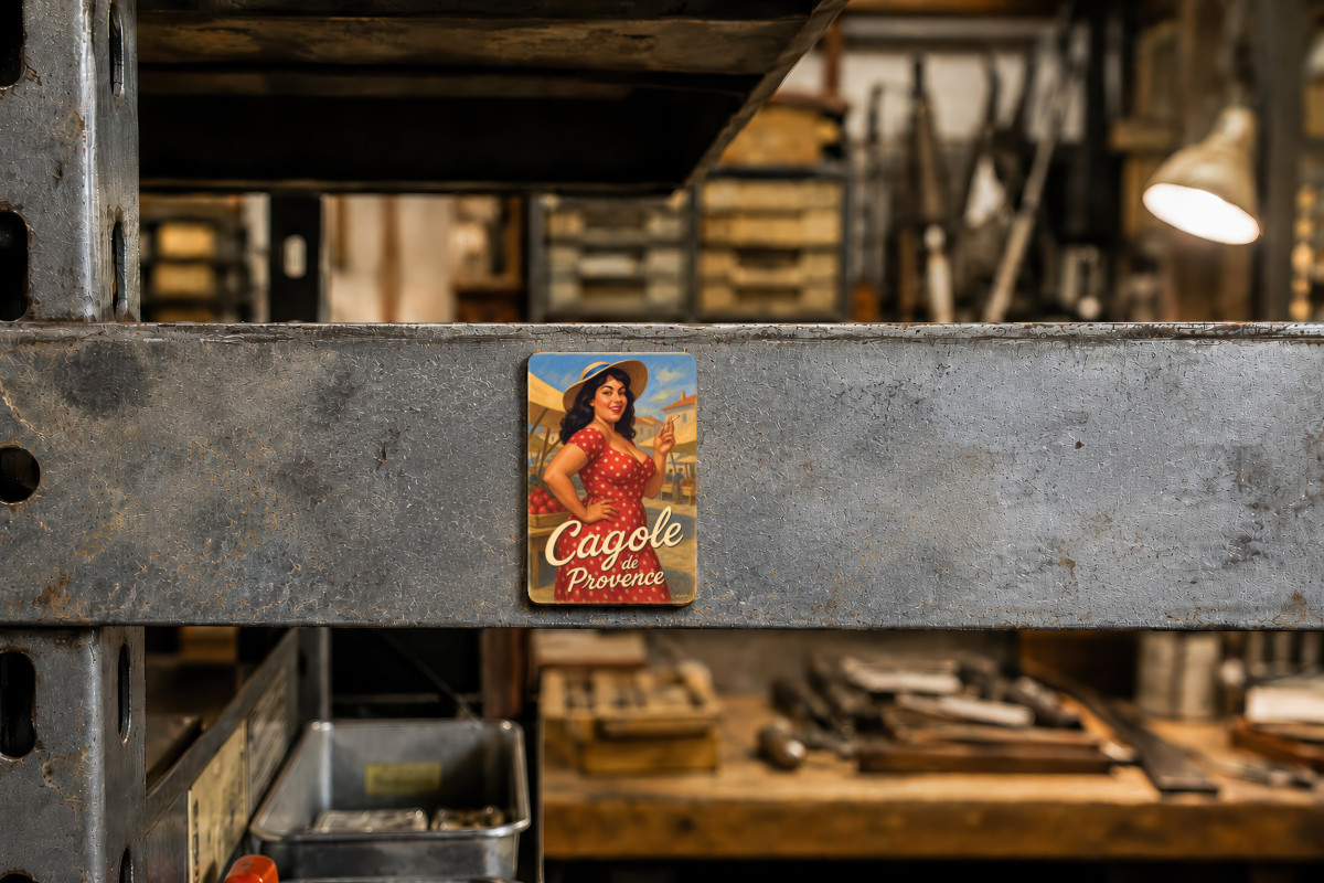 Mockup magnet 08 — Magnet Cagole de Provence – La reine du marché