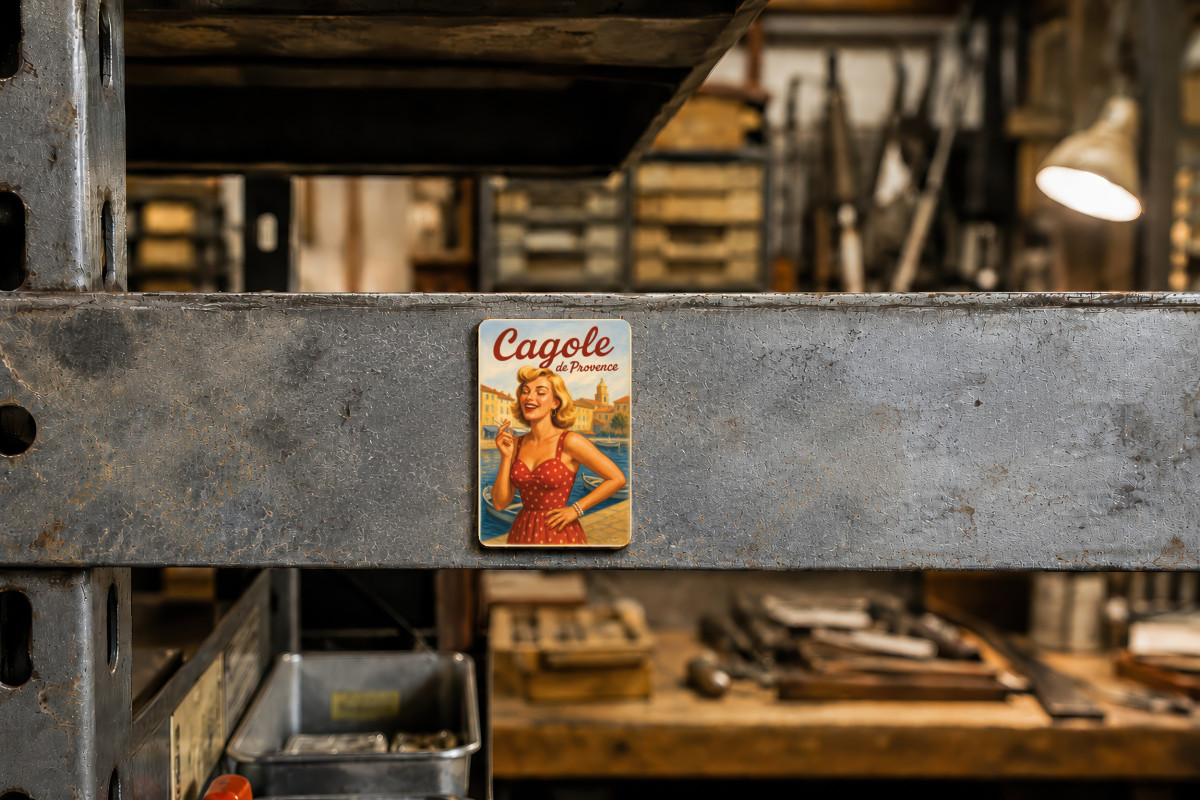 Mockup magnet 08 — Magnet Cagole de Provence – Rieuse et radieuse