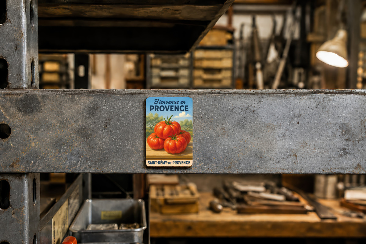 Mockup magnet 08 — Magnet Trésor d’été – Tomate de Provence