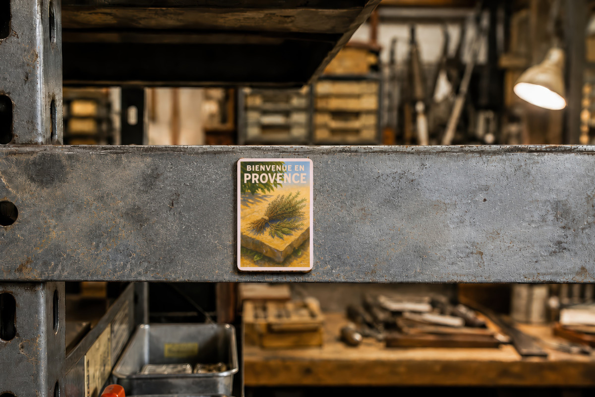 Mockup magnet 08 — Magnet Herbes de Provence – Fraîcheur du Matin