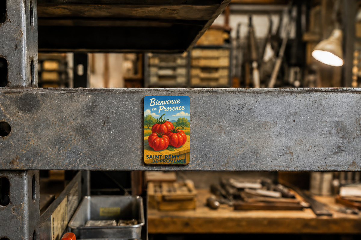 Mockup magnet 08 — Magnet Tomates de Provence – Rouge et Saveur
