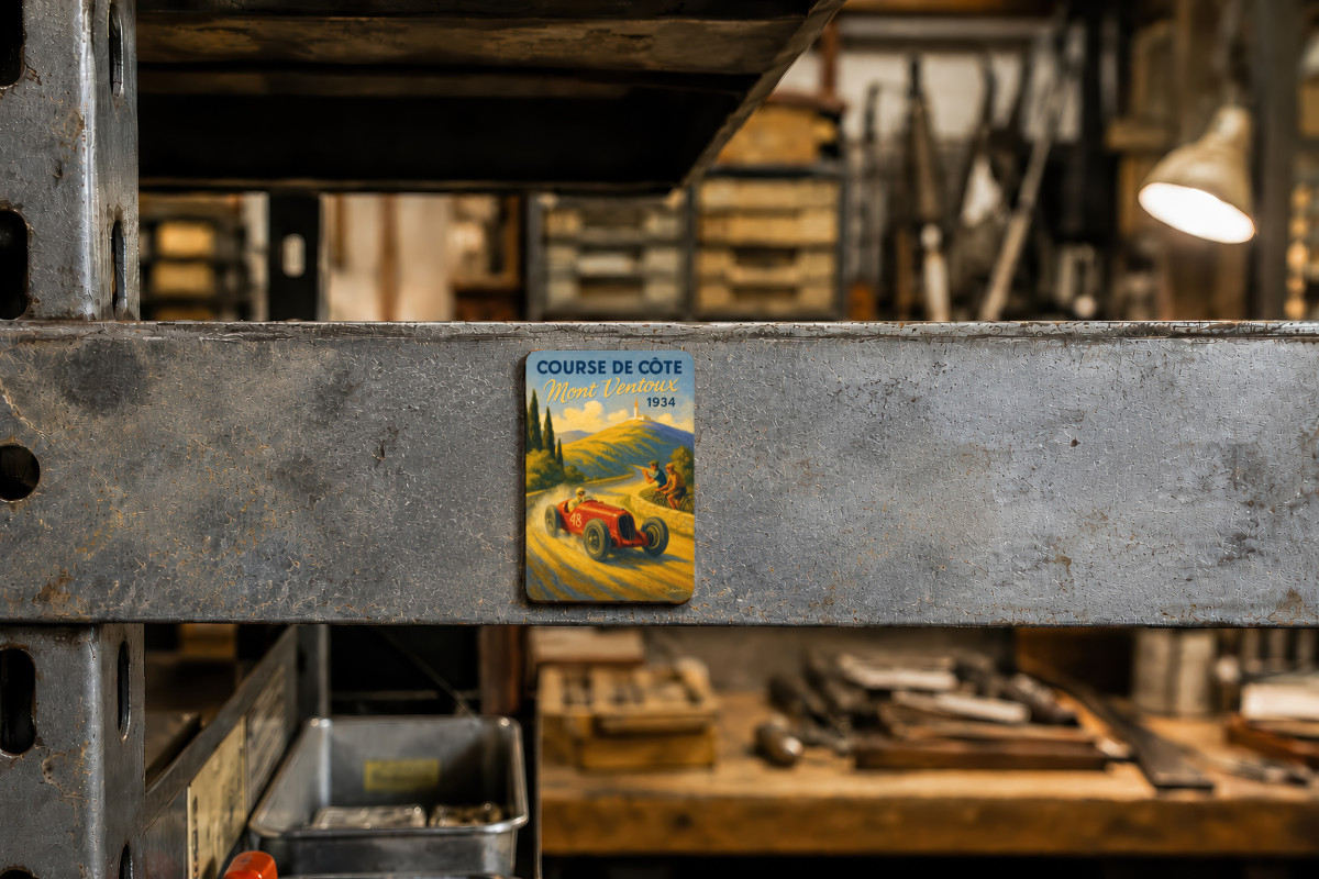 Mockup magnet 08 — Magnet Course Côte Mont Ventoux 1934