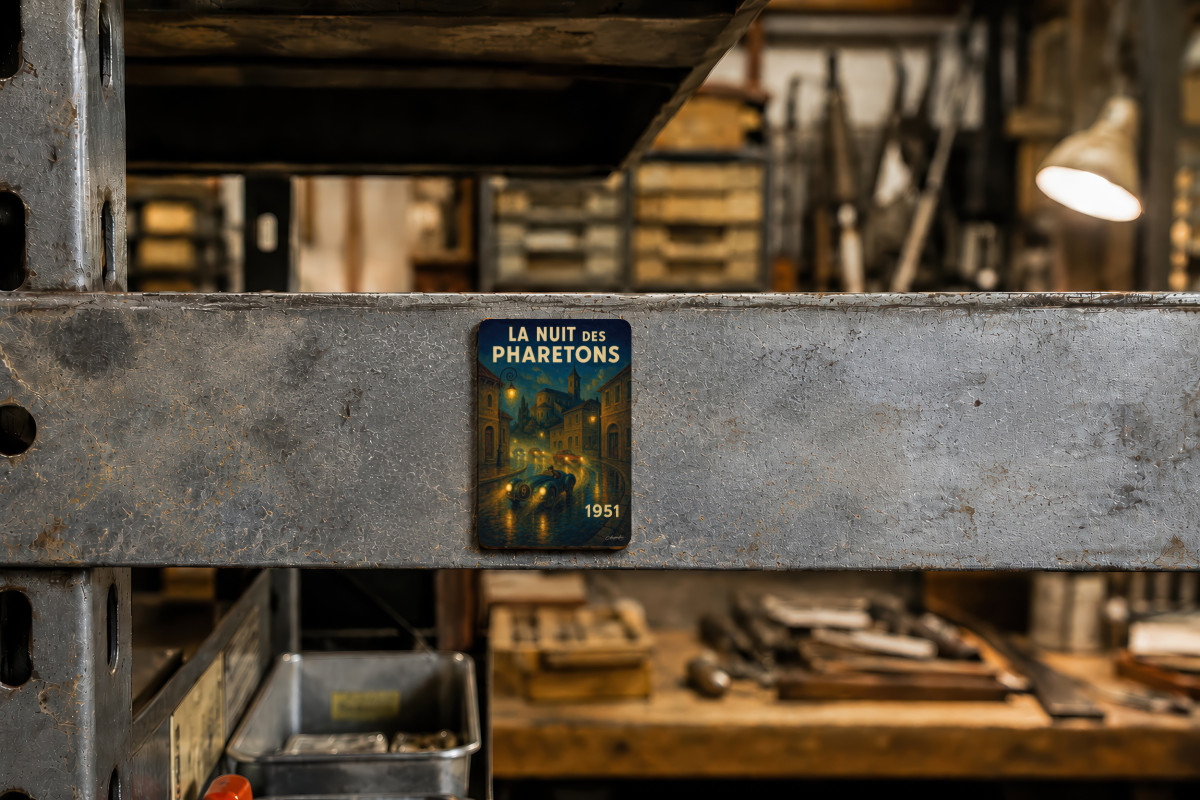 Mockup magnet 08 — Magnet La nuit des bolides 1951