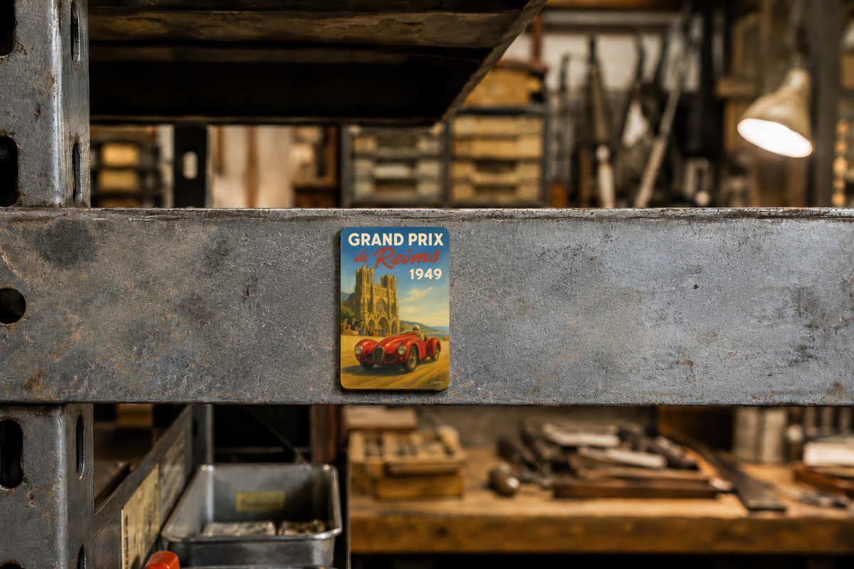 Mockup magnet 08 — Magnet Grand Prix de Reims 1949