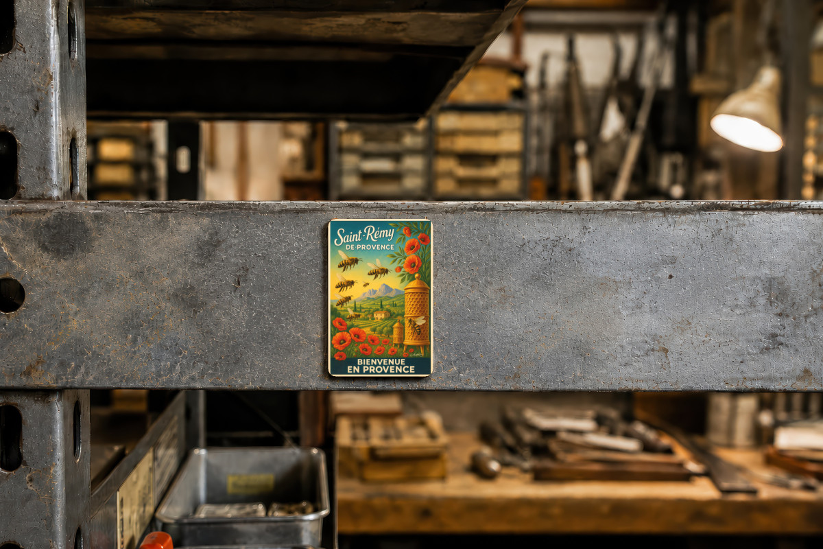 Mockup magnet 08 — Magnet Les Trésors du Rucher Provençal