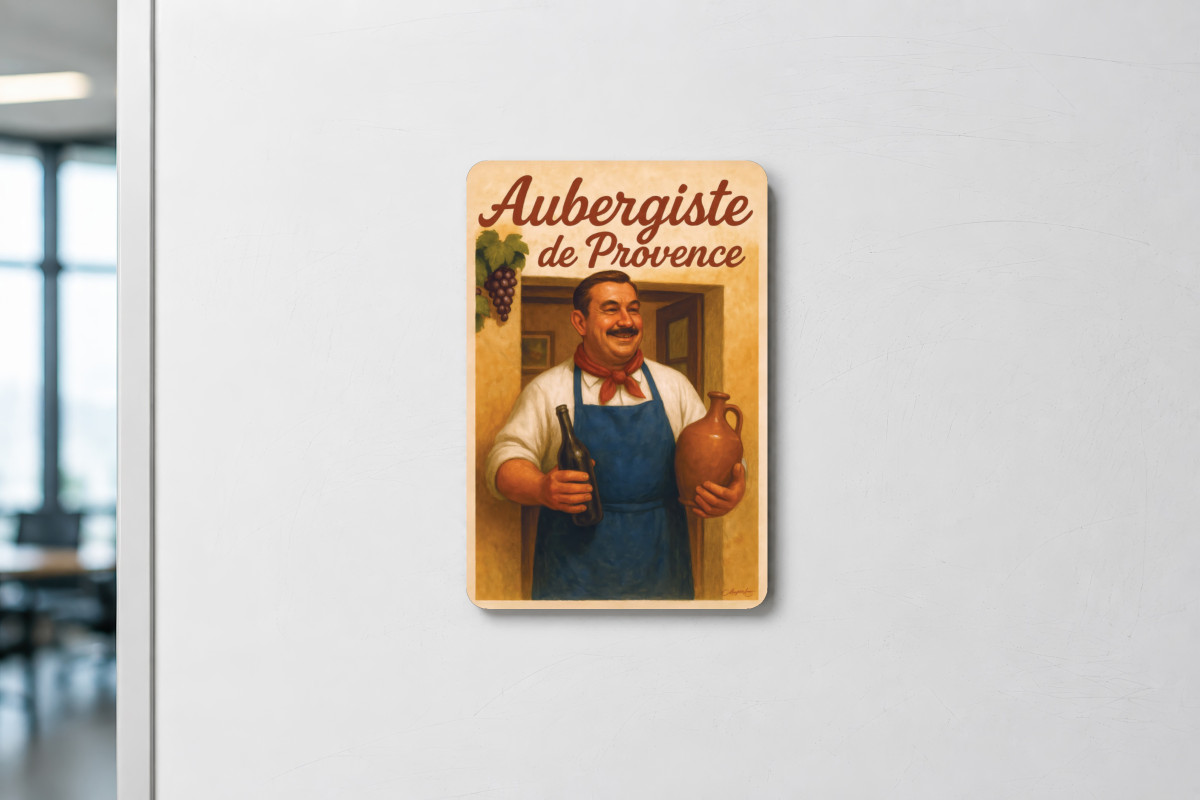 Mockup magnet 09 — Magnet Aubergiste de Provence