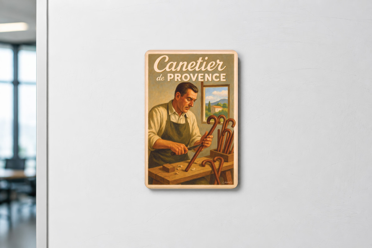 Mockup magnet 09 — Magnet Canetier de Provence