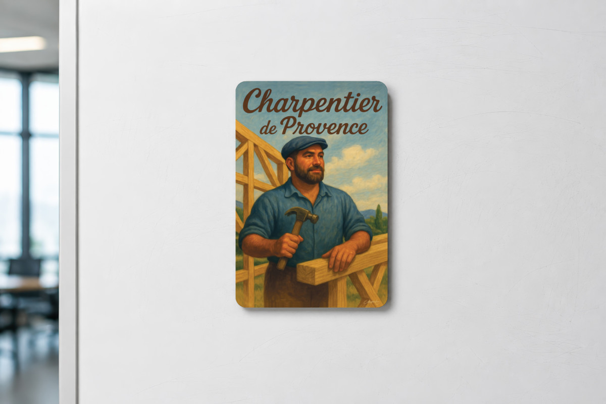 Mockup magnet 09 — Magnet Charpentier de Provence