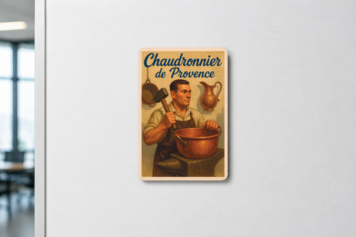 Mockup magnet 09 — Magnet Chaudronnier de Provence