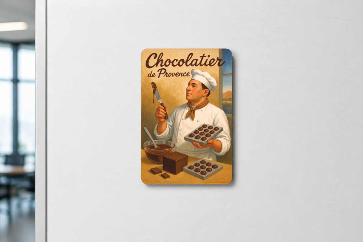 Mockup magnet 09 — Magnet Chocolatier de Provence