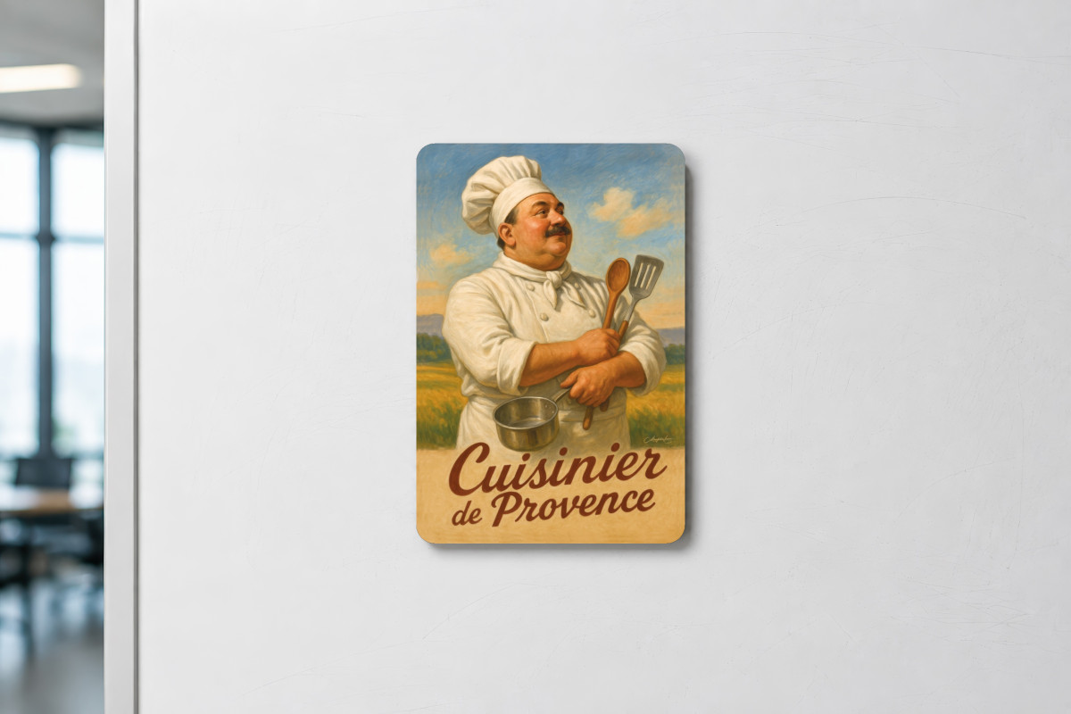 Mockup magnet 09 — Magnet Cuisinier de Provence