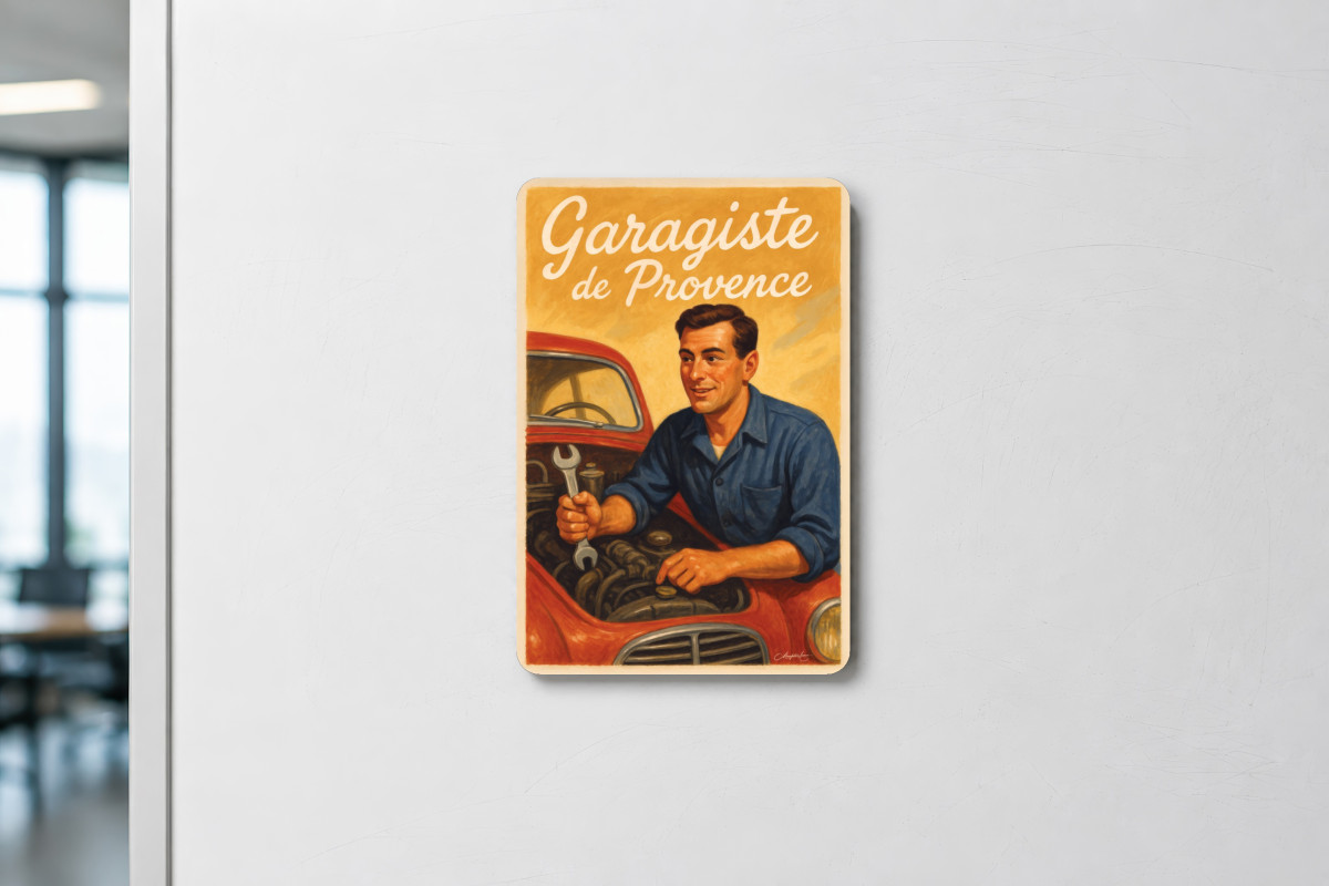 Mockup magnet 09 — Magnet Garagiste de Provence