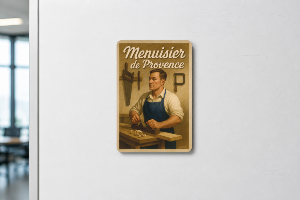 Mockup magnet 09 — Magnet Menuisier de Provence