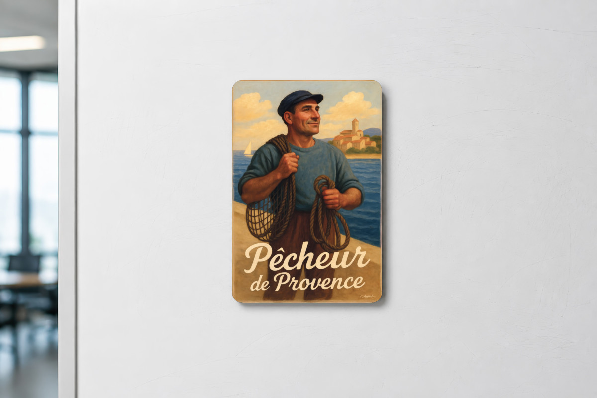 Mockup magnet 09 — Magnet Pêcheur de Provence