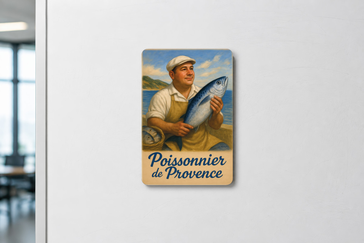 Mockup magnet 09 — Magnet Poissonnier de Provence