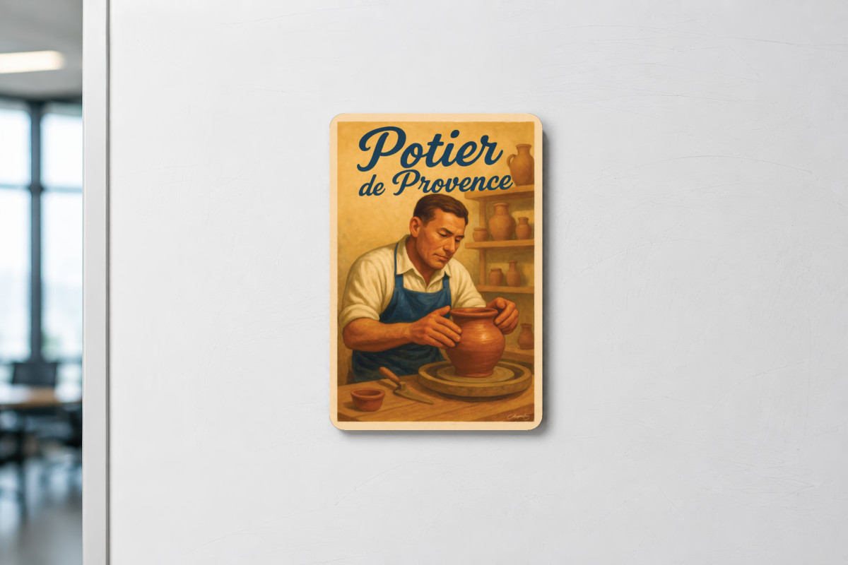 Mockup magnet 09 — Magnet Potier de Provence