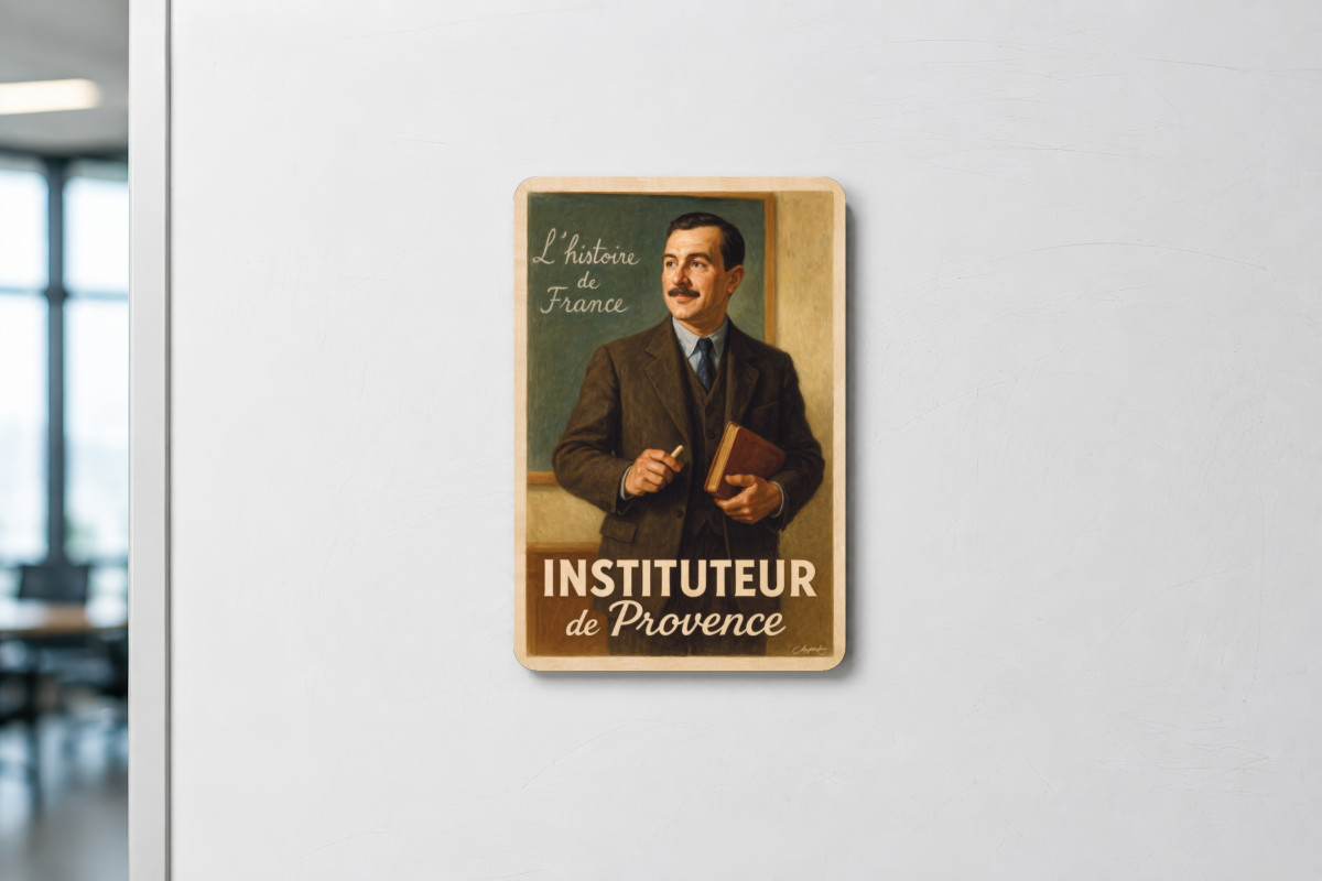 Mockup magnet 09 — Magnet Instituteur de Provence – Leçon d’Histoire