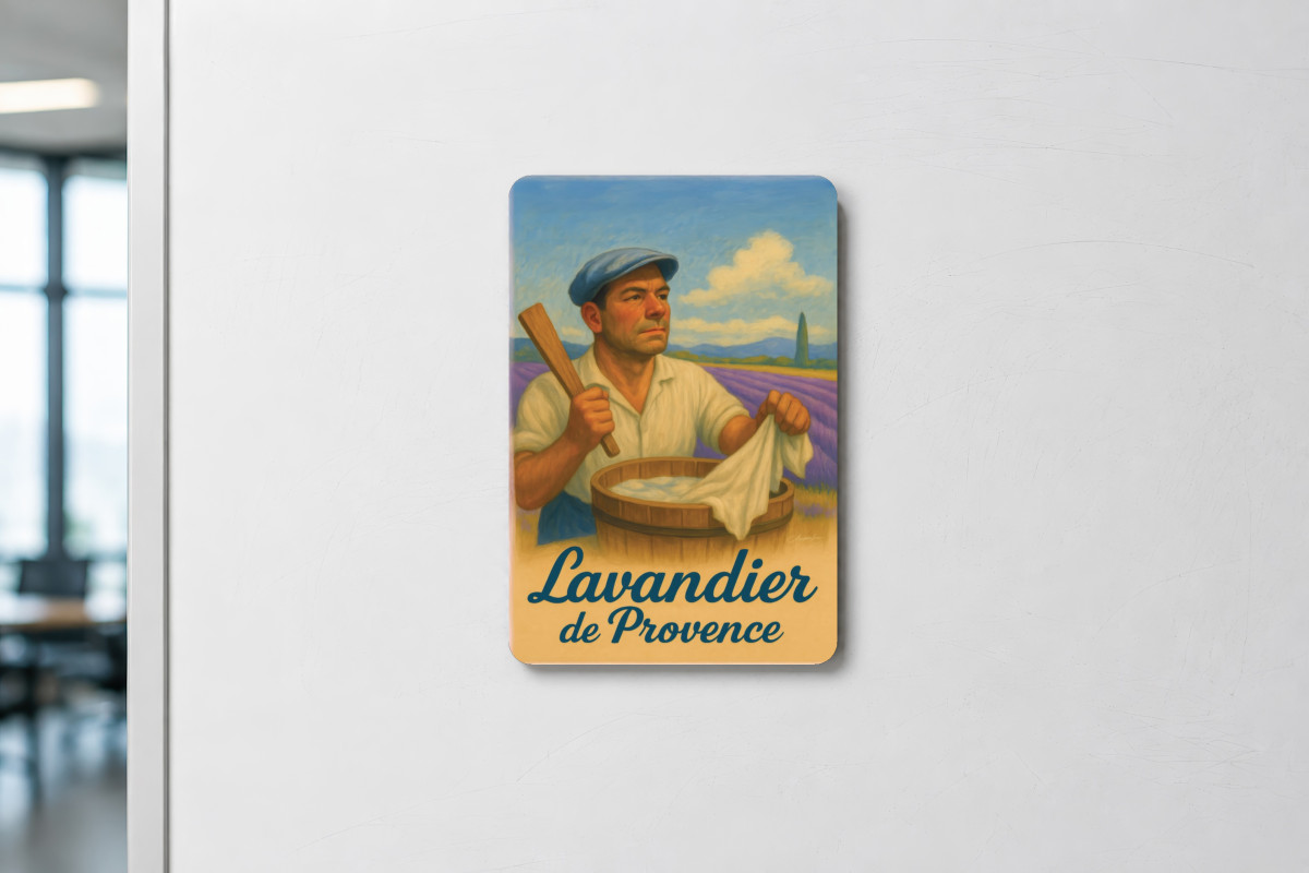 Mockup magnet 09 — Magnet Lavandier de Provence