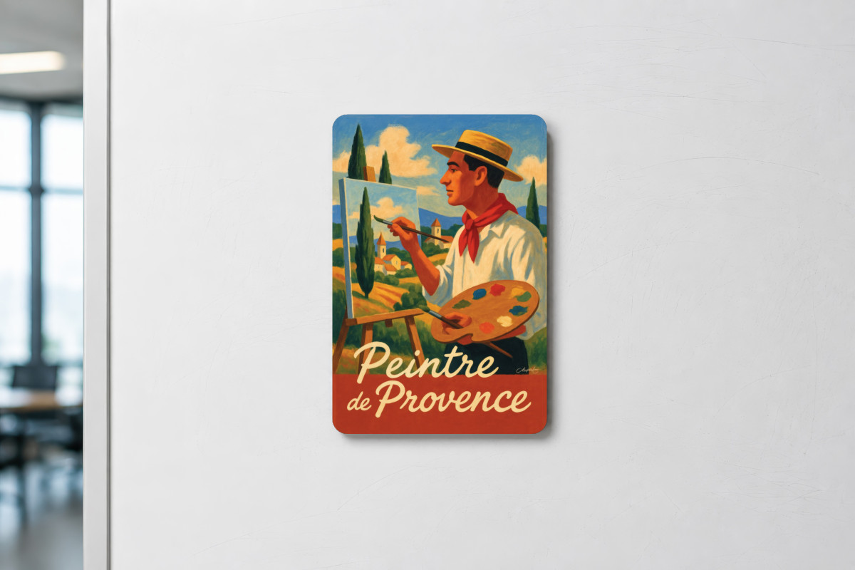 Mockup magnet 09 — Magnet Peintre de Provence – Couleurs du Midi