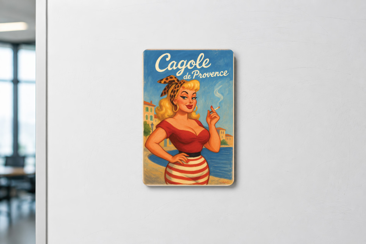 Mockup magnet 09 — Magnet Cagole de Provence – L’allure canaille