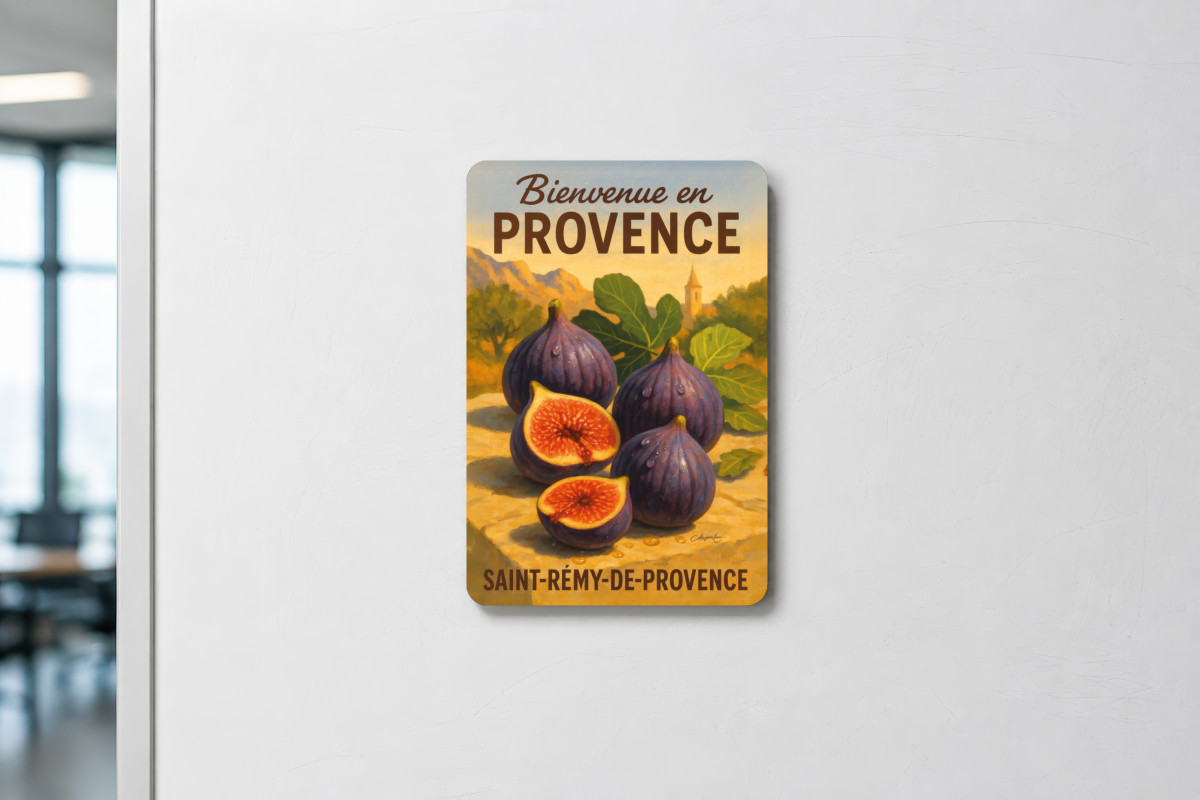 Mockup magnet 09 — Magnet Cœur de figue – Trésor sucré de Saint-Rémy
