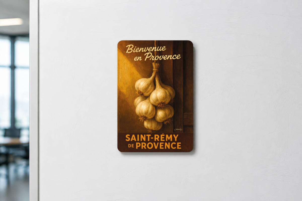 Mockup magnet 09 — Magnet Ail de Provence – Bouquet du Terroir