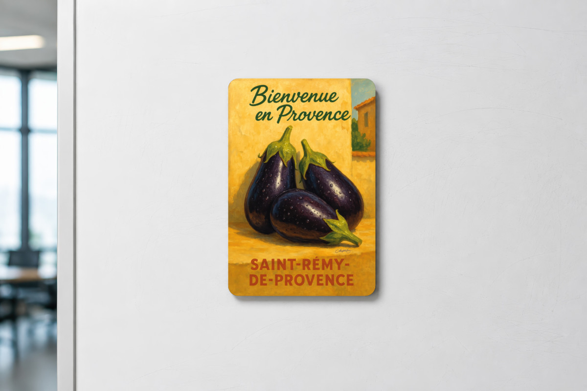Mockup magnet 09 — Magnet Aubergines de Provence – Trésor du Soleil