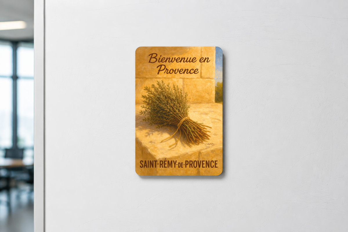 Mockup magnet 09 — Magnet Herbes de Provence – L’Âme des Murets