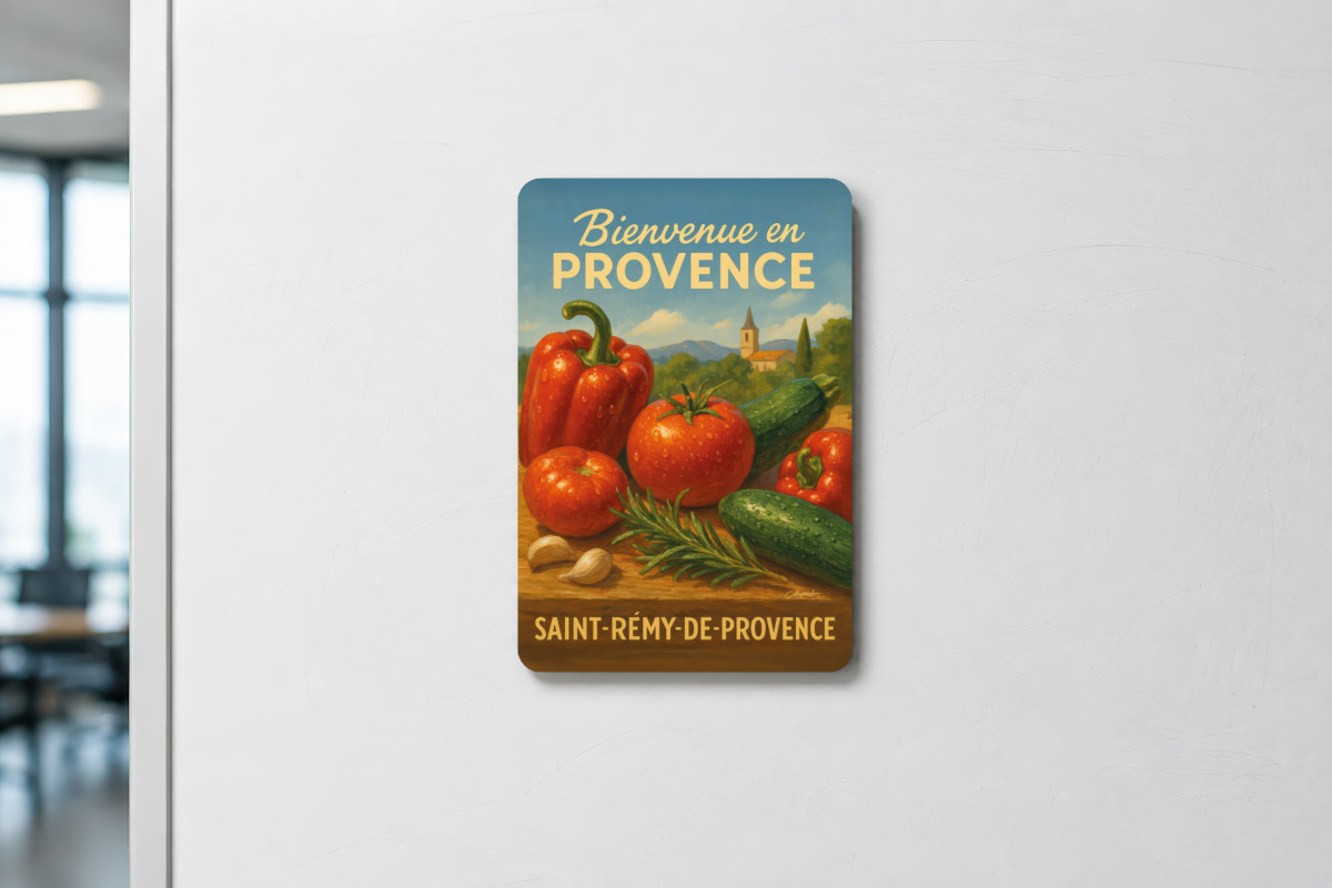 Mockup magnet 09 — Magnet Légumes de Provence – Saveurs du Terroir