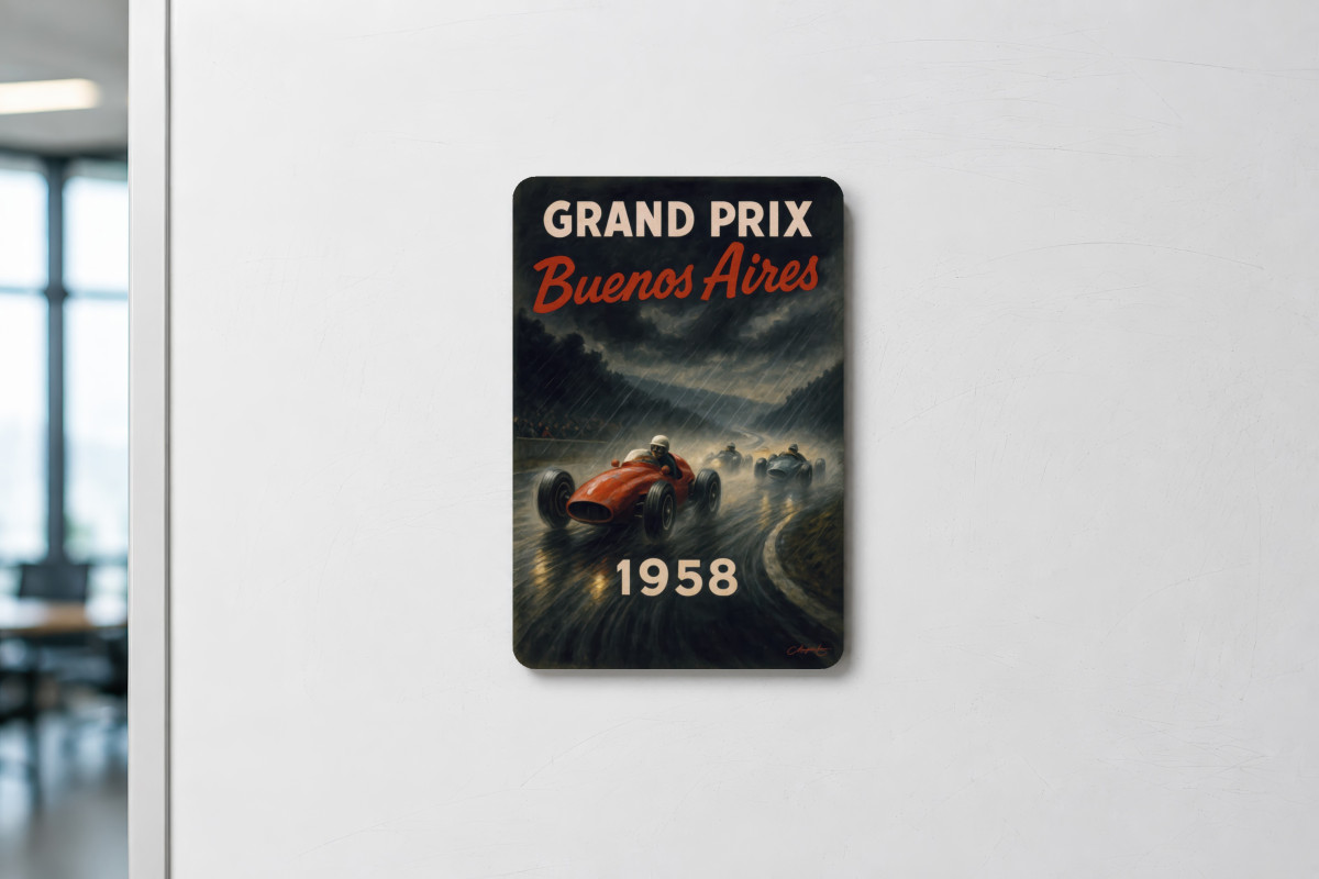 Mockup magnet 09 — Magnet Grand Prix Buenos Aires 1958