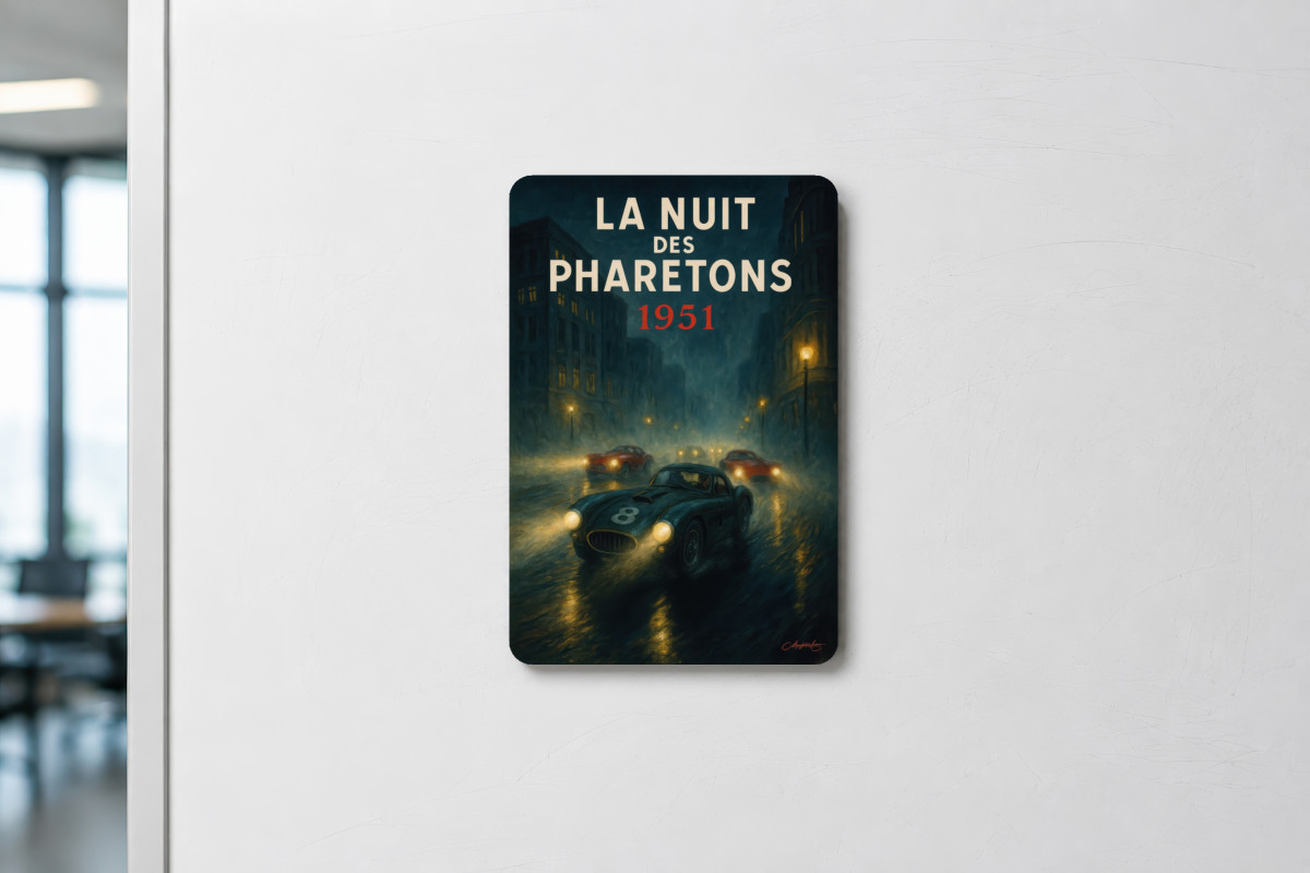 Mockup magnet 09 — Magnet La nuit des pharetons 1951