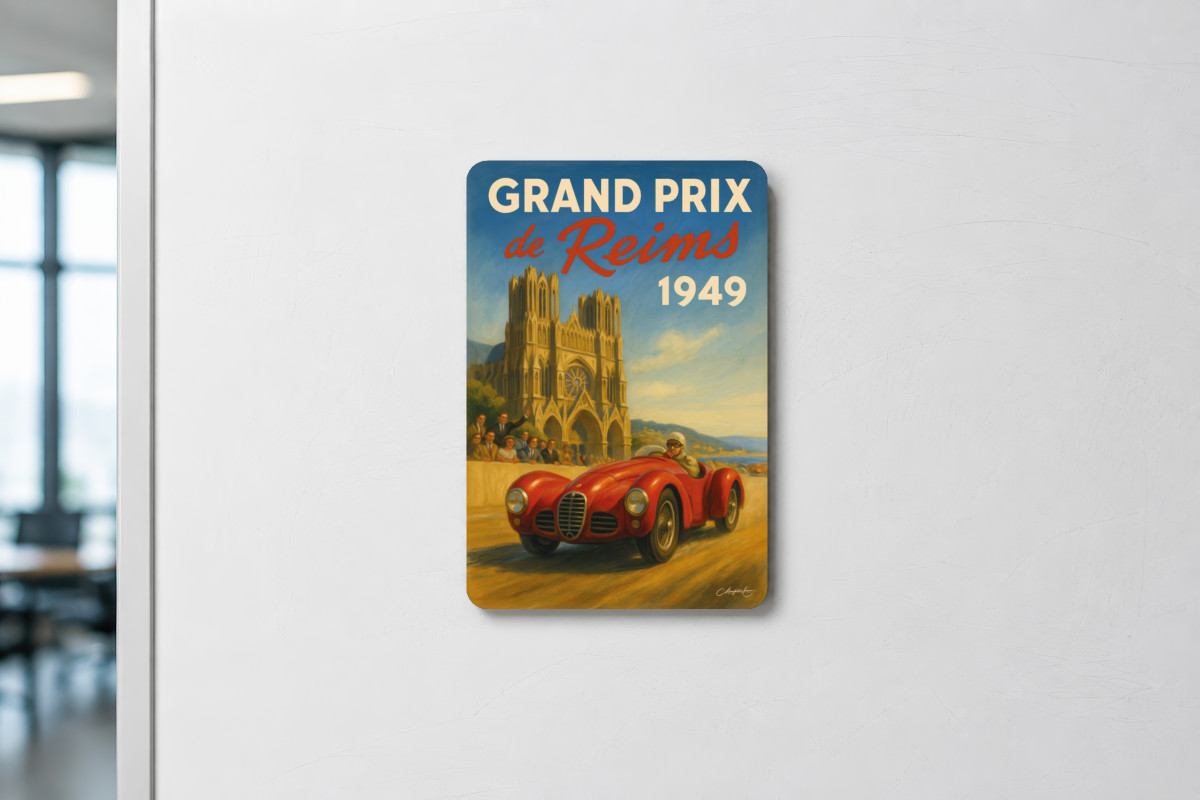 Mockup magnet 09 — Magnet Grand Prix de Reims 1949