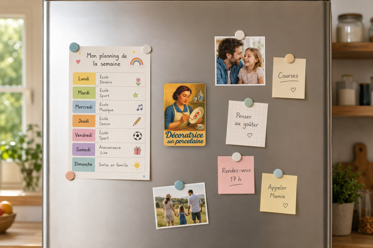 Mockup magnet 10 — Magnet Décoratrice sur porcelaine