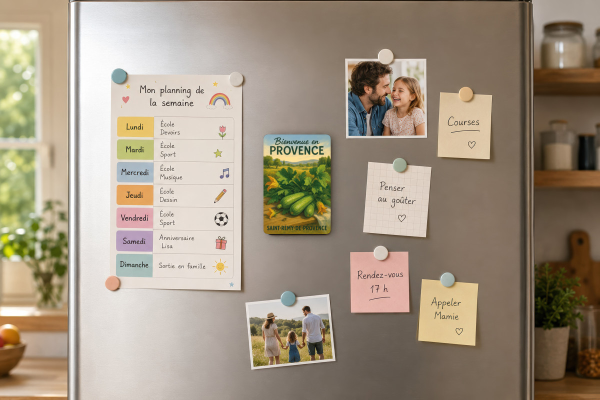 Mockup magnet 10 — Magnet Courgettes de Provence – Fraîcheur du Jardin