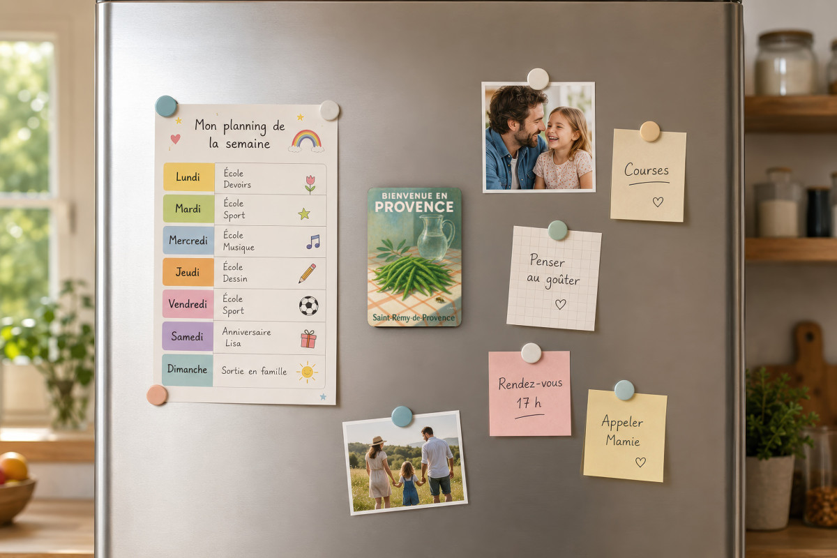 Mockup magnet 10 — Magnet Haricots de Provence – Simplicité Gourmande