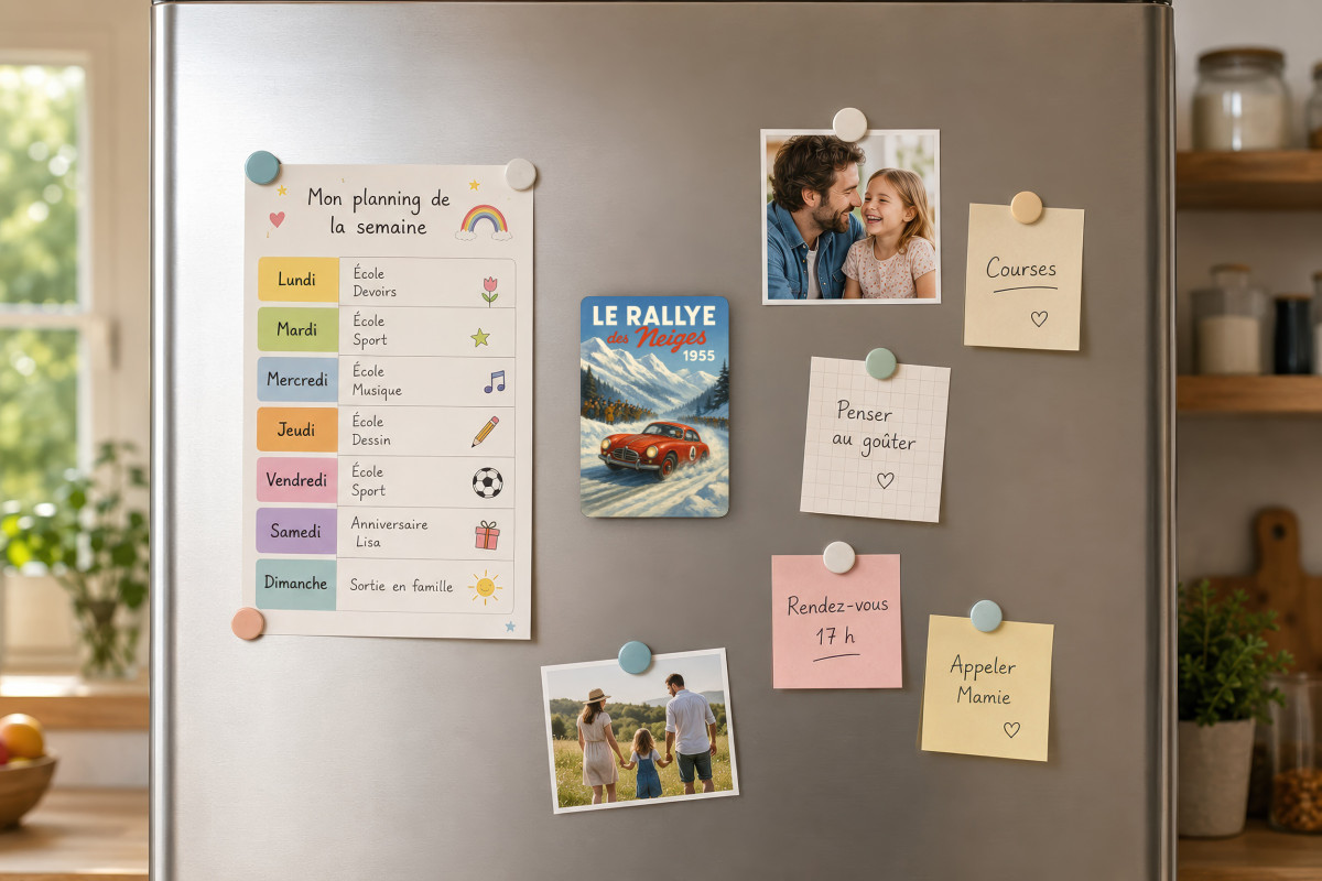 Mockup magnet 10 — Magnet Le Rallye des neiges 1955