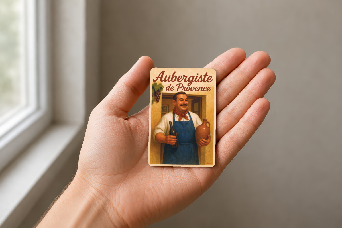 Mockup magnet 11 — Magnet Aubergiste de Provence