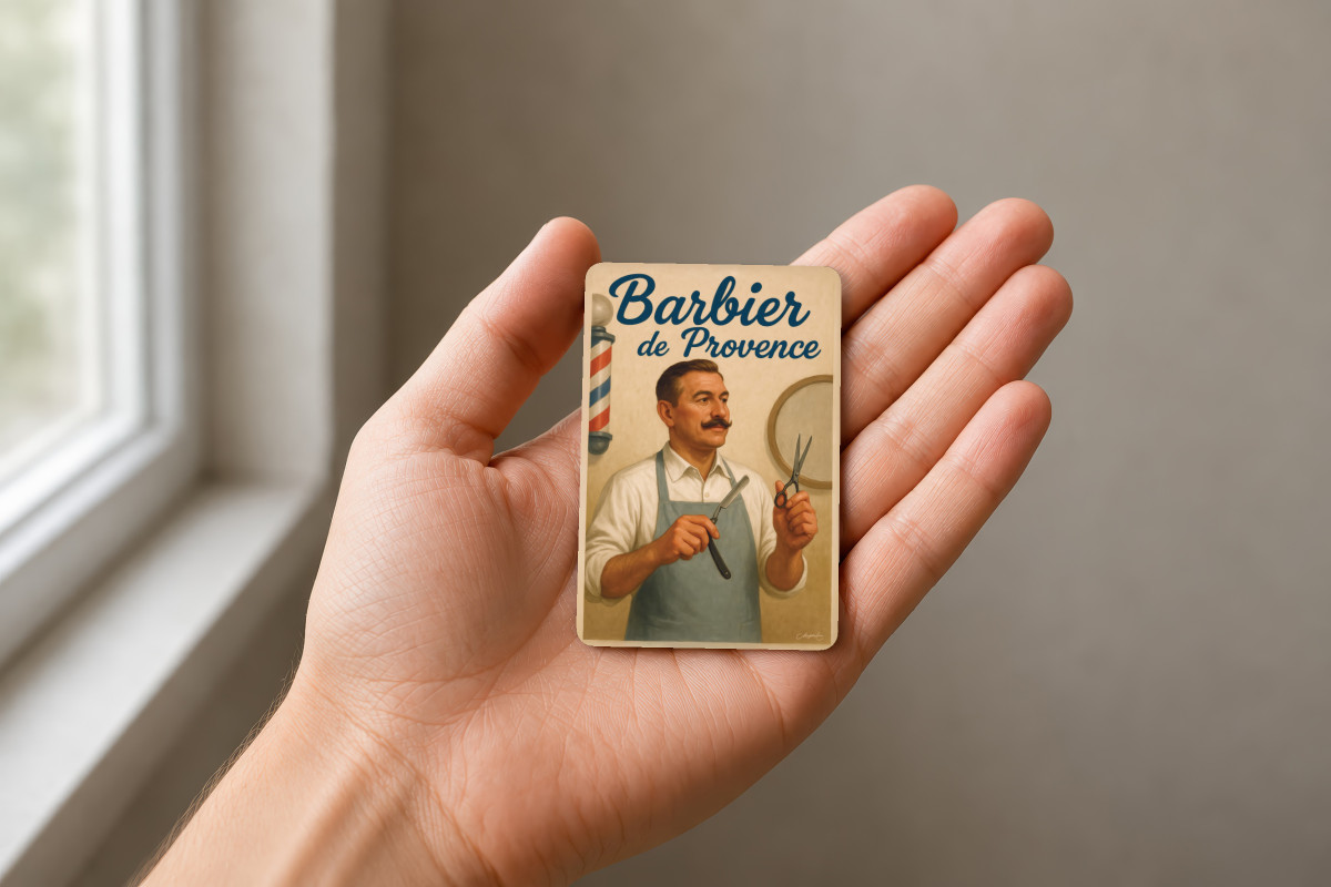 Mockup magnet 11 — Magnet Barbier de Provence