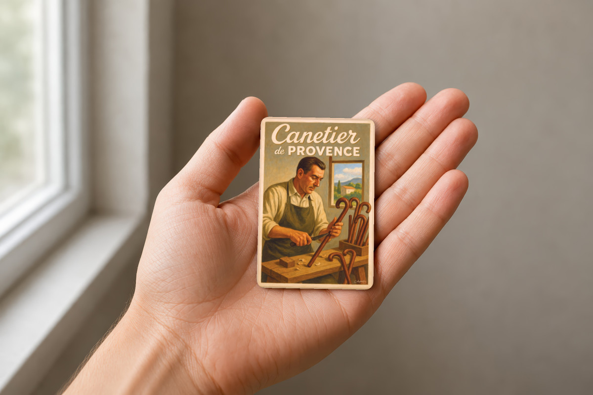 Mockup magnet 11 — Magnet Canetier de Provence