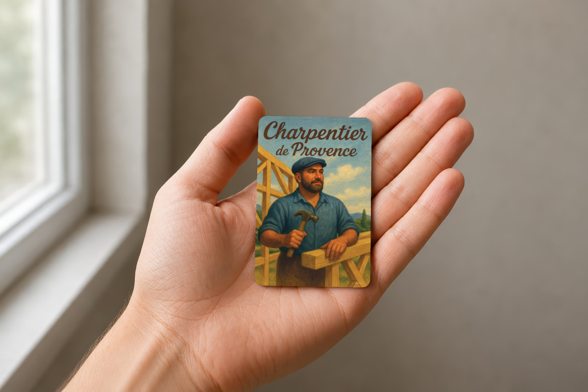 Mockup magnet 11 — Magnet Charpentier de Provence