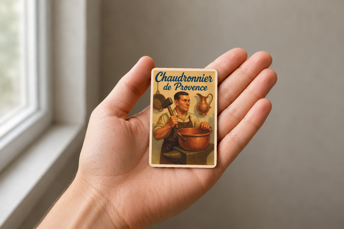 Mockup magnet 11 — Magnet Chaudronnier de Provence