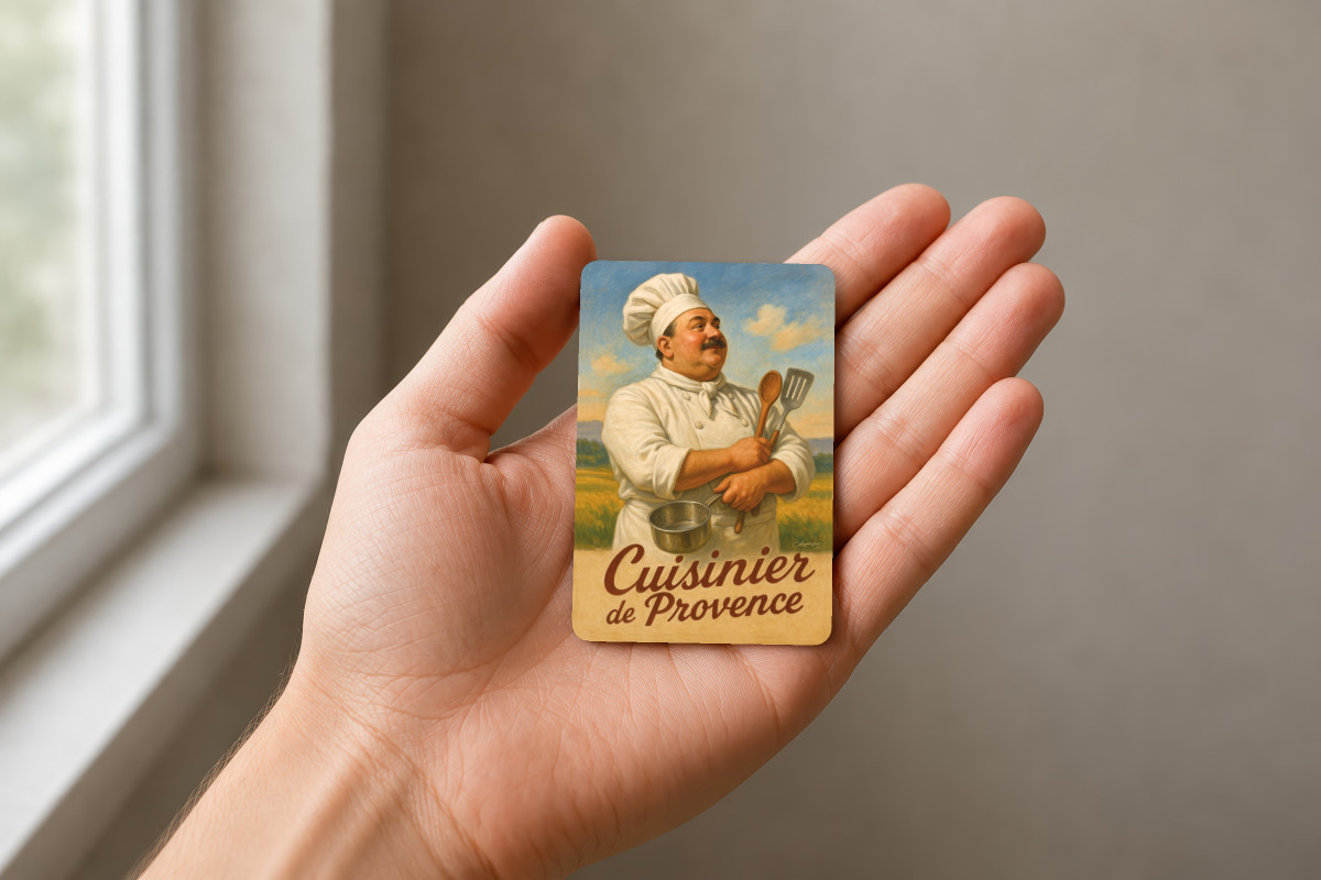 Mockup magnet 11 — Magnet Cuisinier de Provence