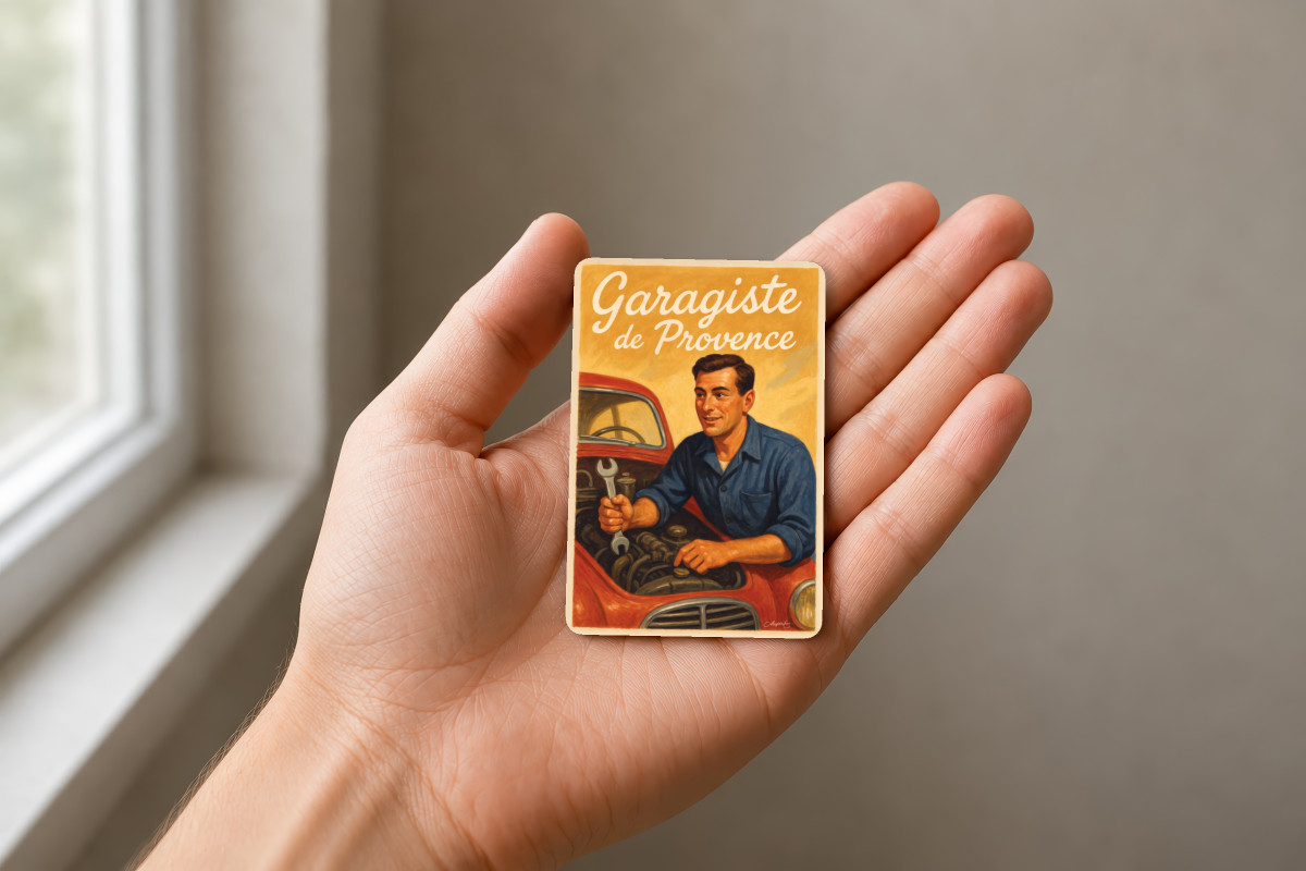 Mockup magnet 11 — Magnet Garagiste de Provence