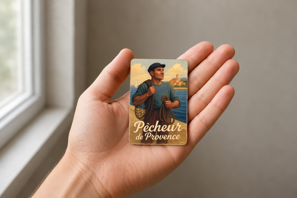 Mockup magnet 11 — Magnet Pêcheur de Provence