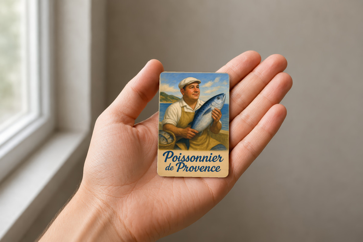 Mockup magnet 11 — Magnet Poissonnier de Provence