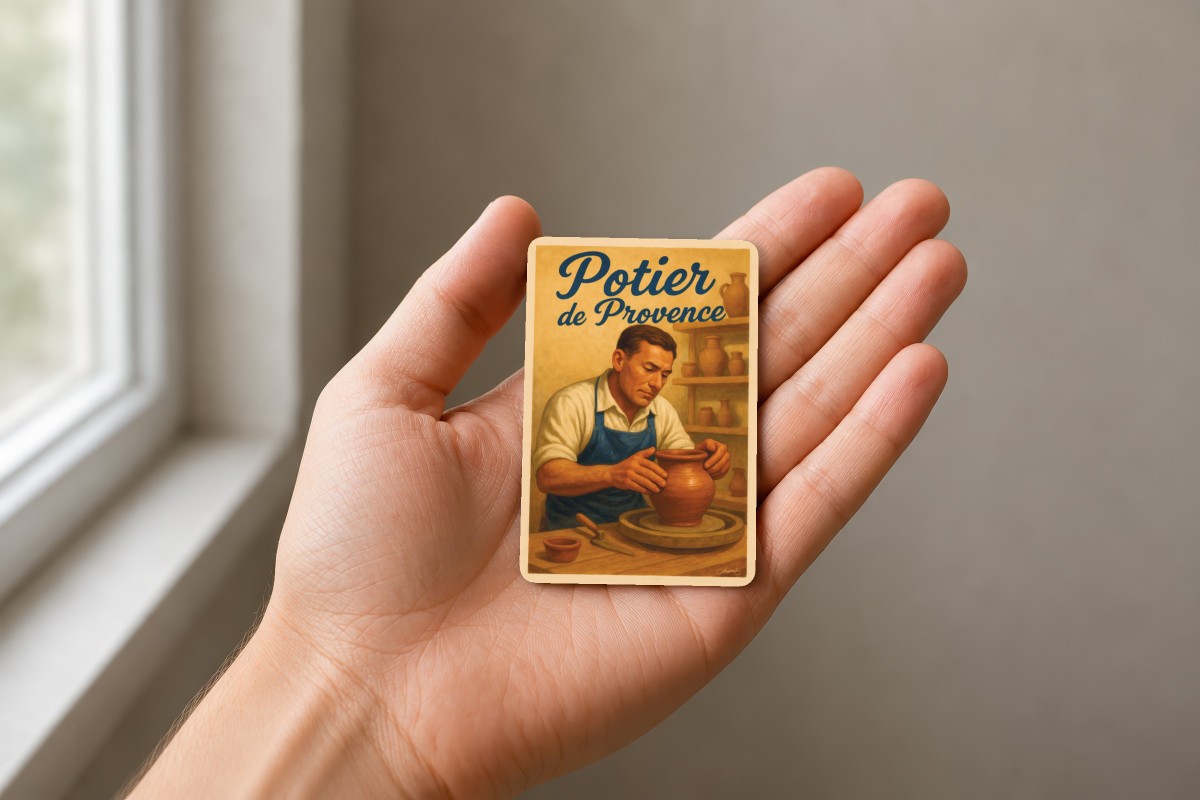 Mockup magnet 11 — Magnet Potier de Provence