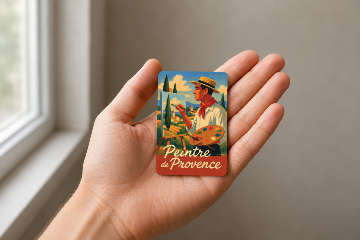 Mockup magnet 11 — Magnet Peintre de Provence – Couleurs du Midi