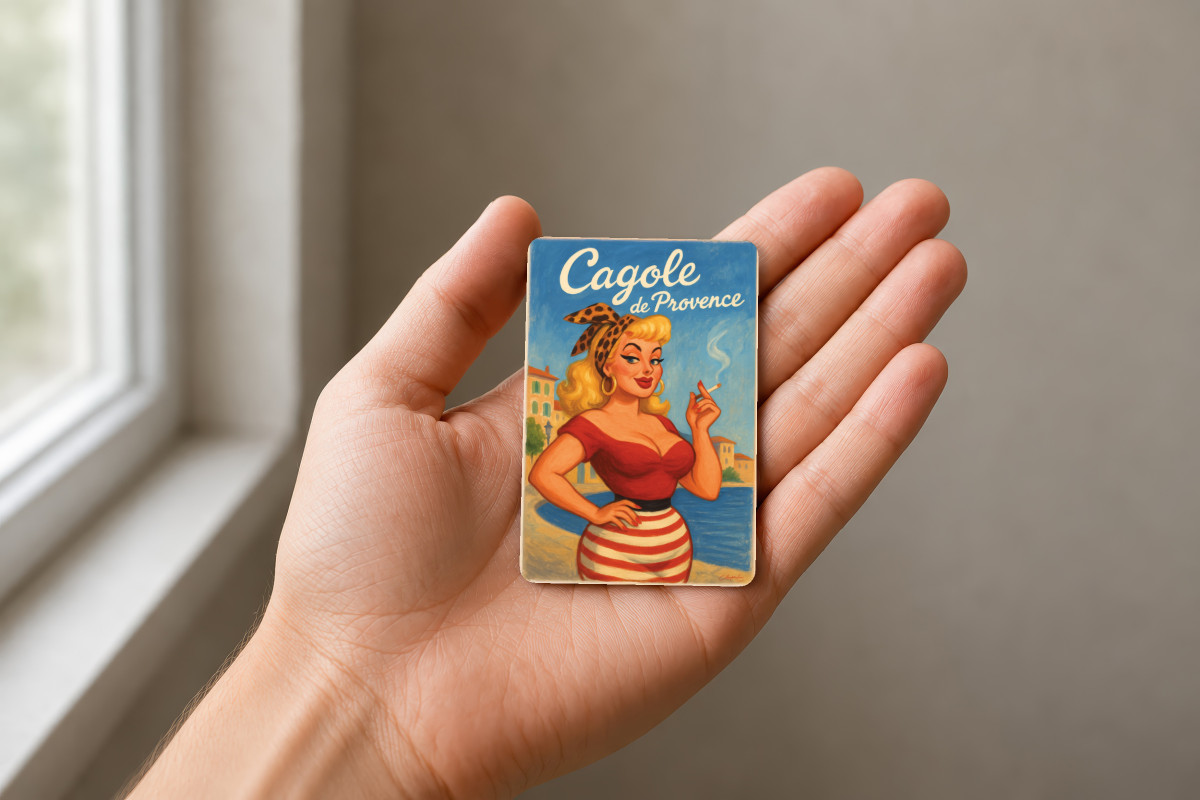 Mockup magnet 11 — Magnet Cagole de Provence – L’allure canaille