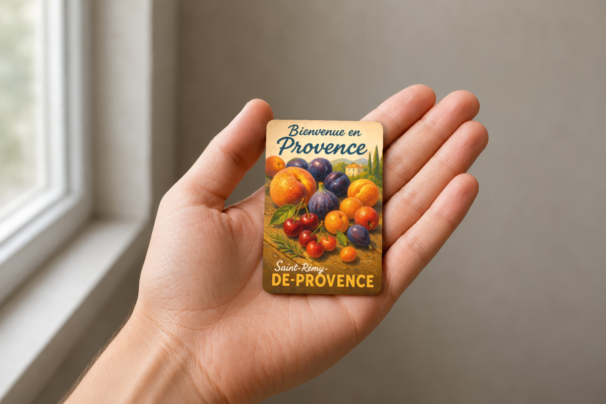 Mockup magnet 11 — Magnet Fruits du Sud – Saveurs d’un été en Provence