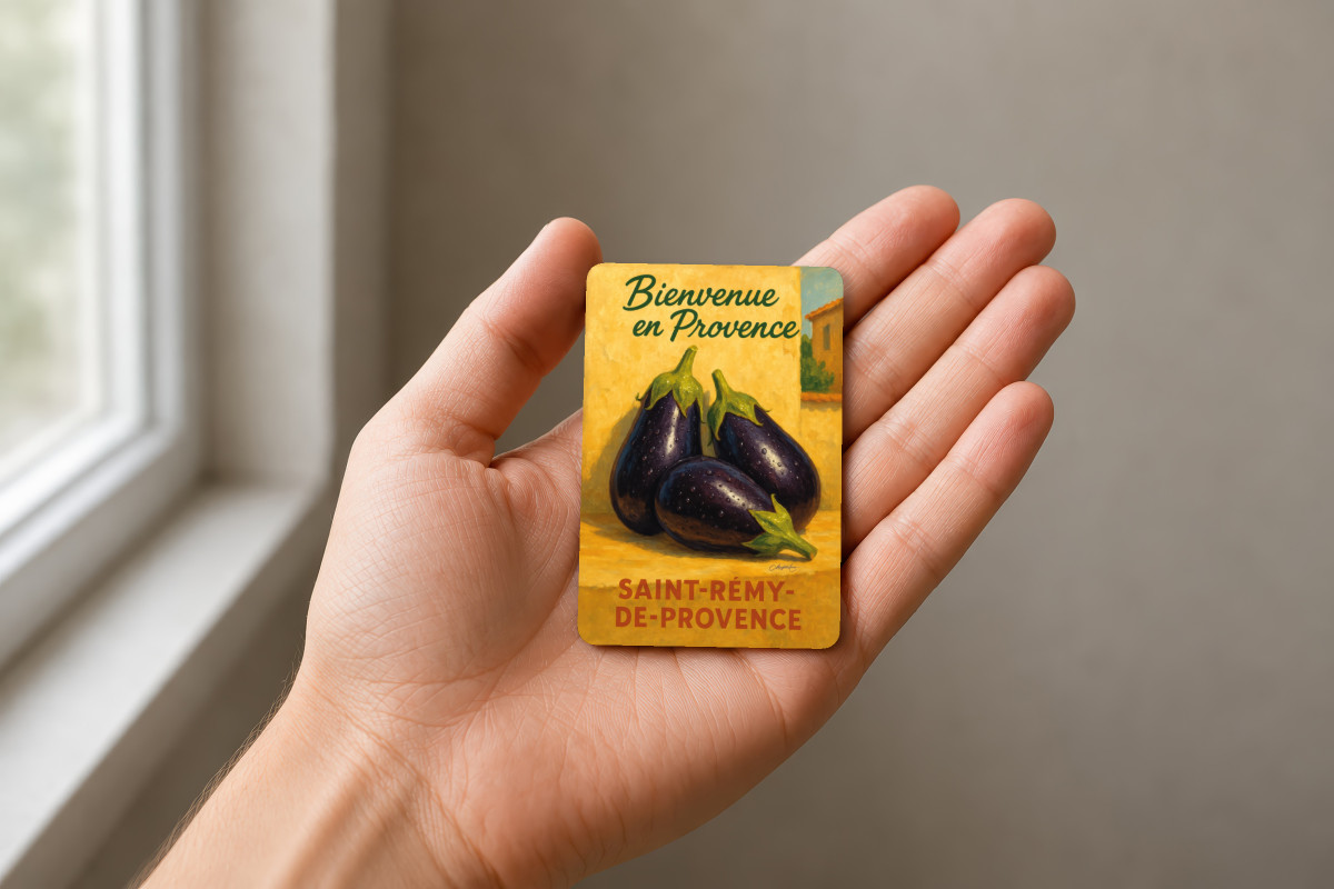 Mockup magnet 11 — Magnet Aubergines de Provence – Trésor du Soleil